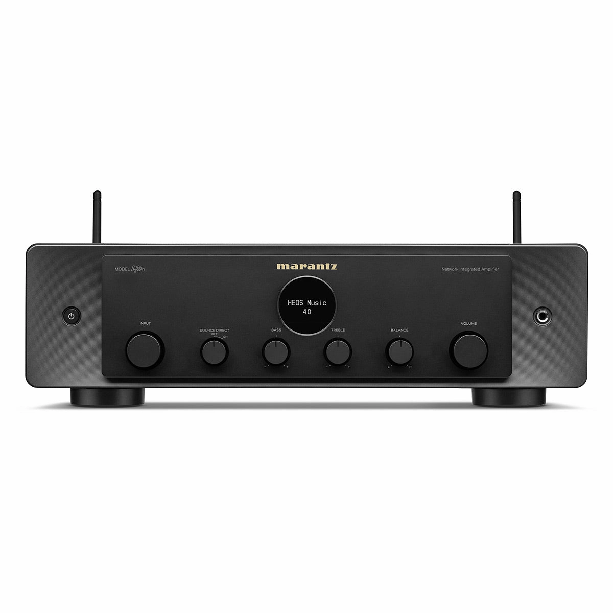 Marantz MODEL 40n Integrated Stereo Amplifier with Streaming Built-In (Black) hi-fi volume knob,hi-fi remote control system,hi-fi smart amplifier