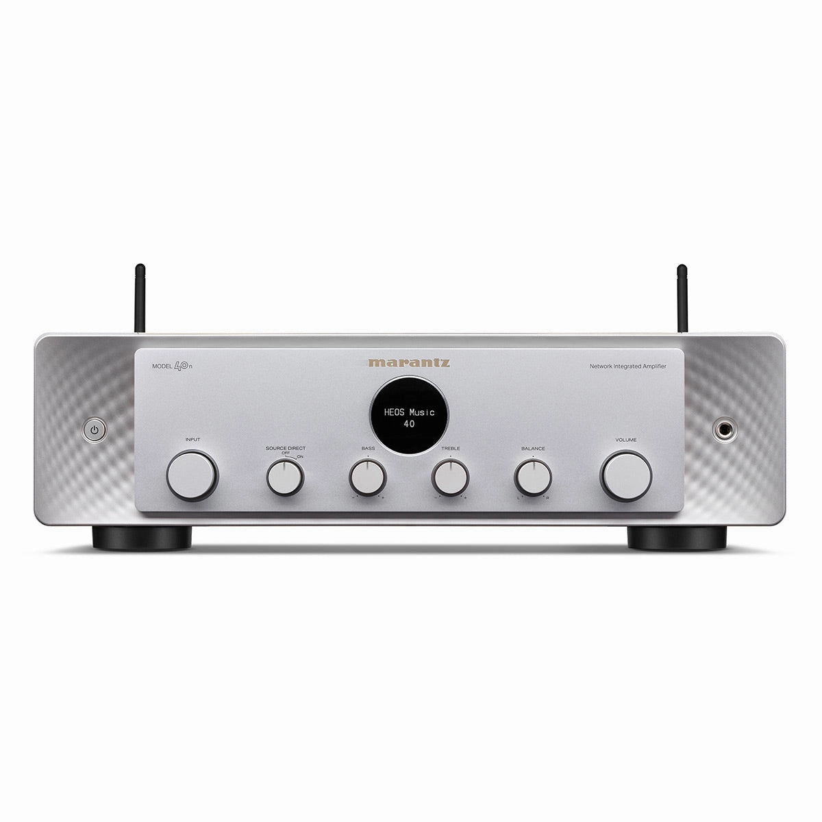 Marantz MODEL 40n Integrated Stereo Amplifier with Streaming Built-In (Silver Gold) hi-fi volume knob,hi-fi remote control system,hi-fi smart amplifier