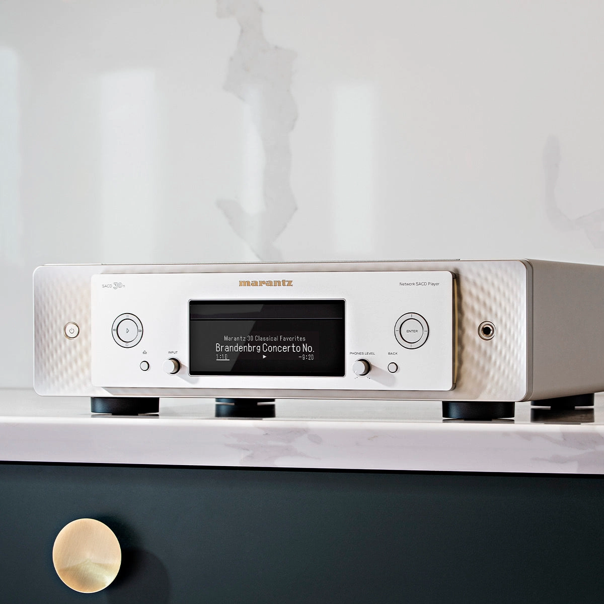 Marantz SACD30NSLG CD Player with HEOS Built in (Silver Gold)
