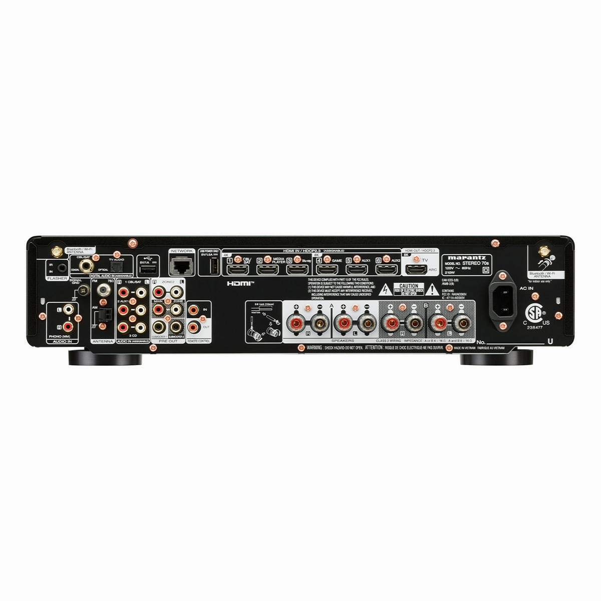 Marantz STEREO 70s 8K 2-Channel Home Theater Receiver with HEOS Built-in