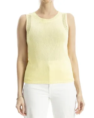Max Studio Linen-Blend Sweater Top