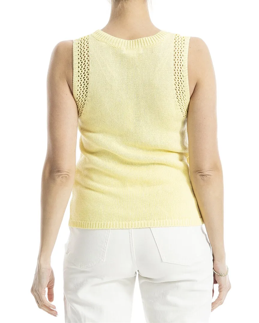 Max Studio Linen-Blend Sweater Top