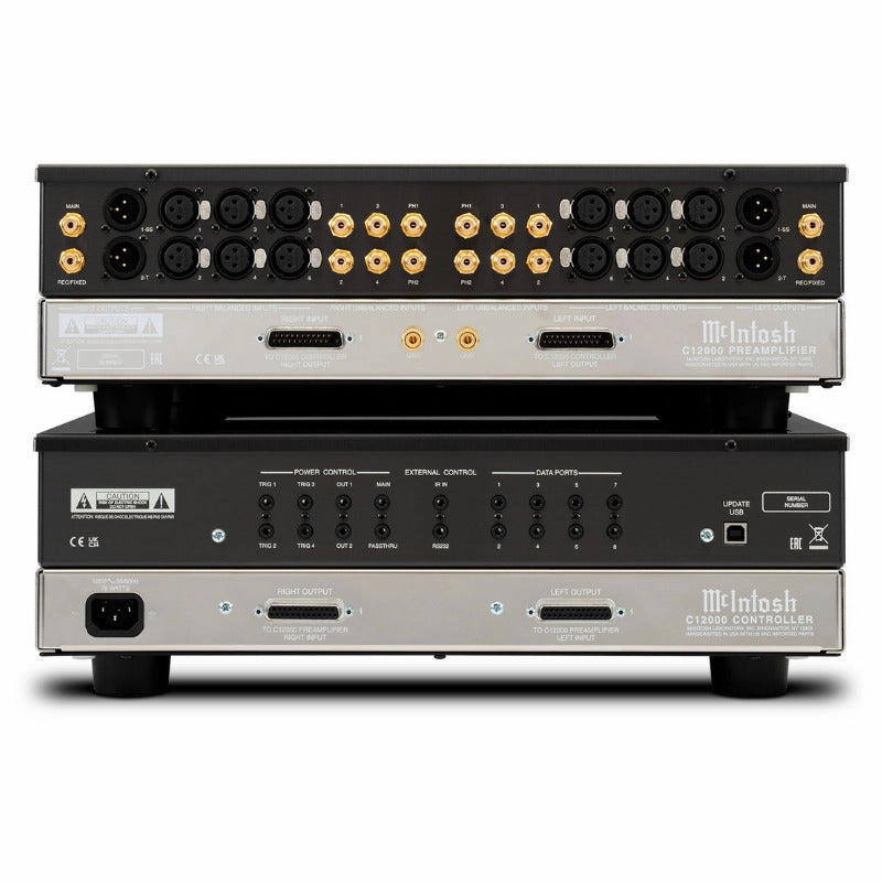 McIntosh C12000 - 2-Channel Solid State and Vacuum Tube Preamplifier