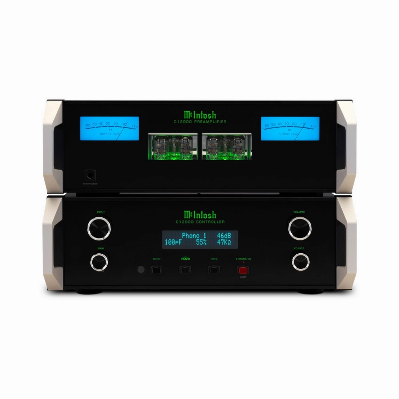 McIntosh C12000 - 2-Channel Solid State and Vacuum Tube Preamplifier