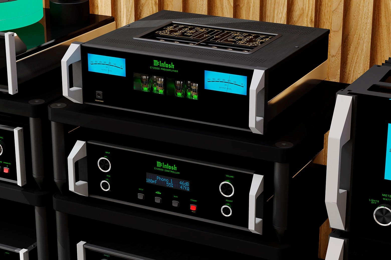 McIntosh C12000 - 2-Channel Solid State and Vacuum Tube Preamplifier