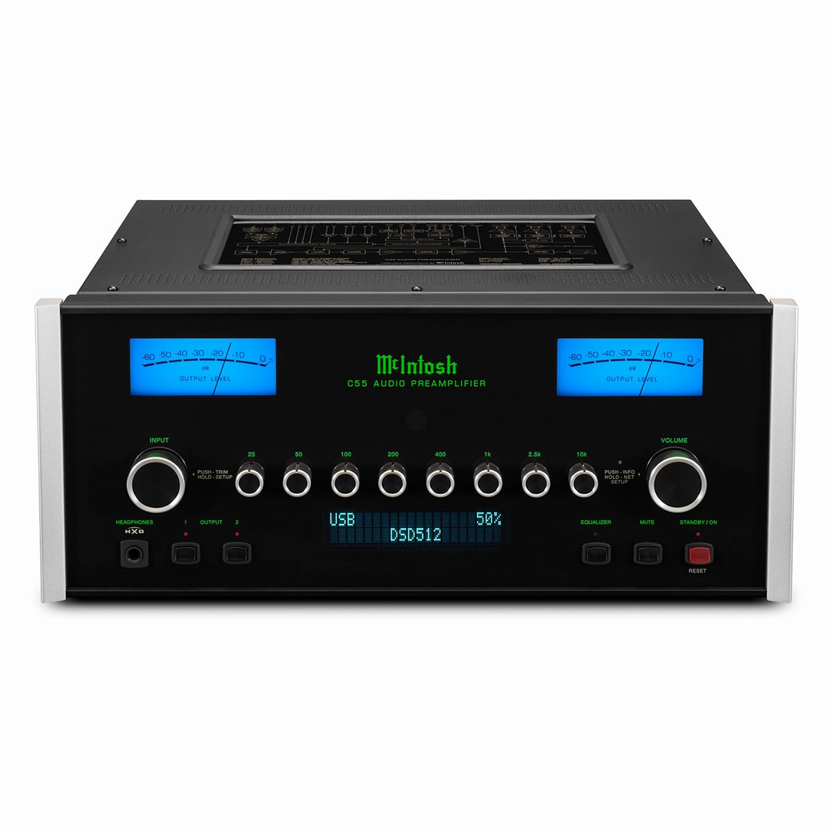 McIntosh C55 2-Channel Solid State Preamplifier hi-fi volume knob,hi-fi remote control system,hi-fi smart amplifier