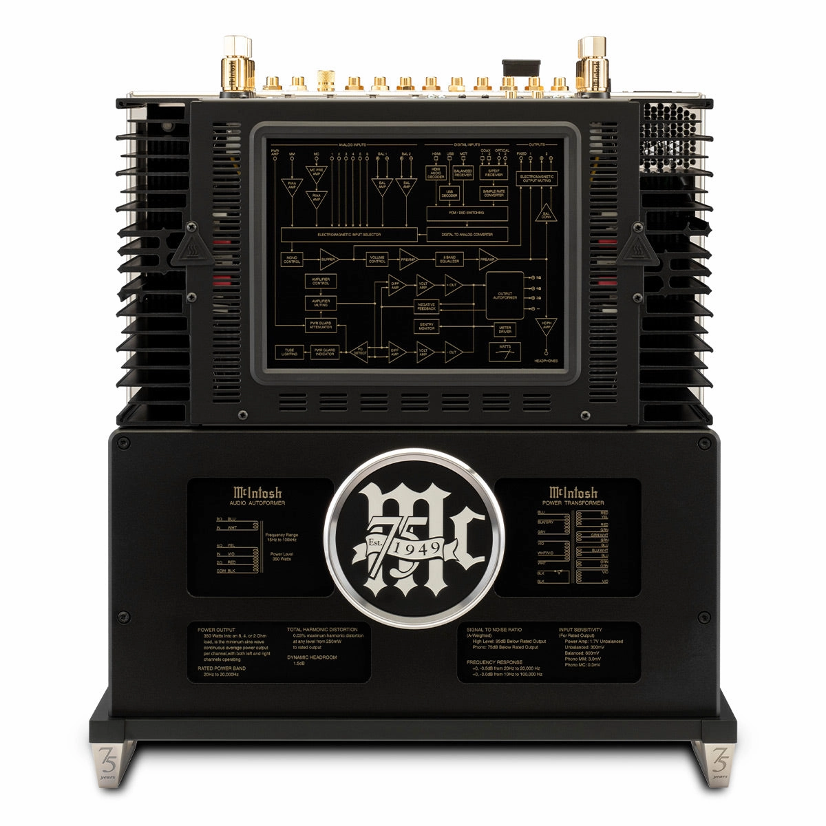McIntosh MA12000 2-Channel Hybrid Integrated Amplifier (75th Anniversary Edition)