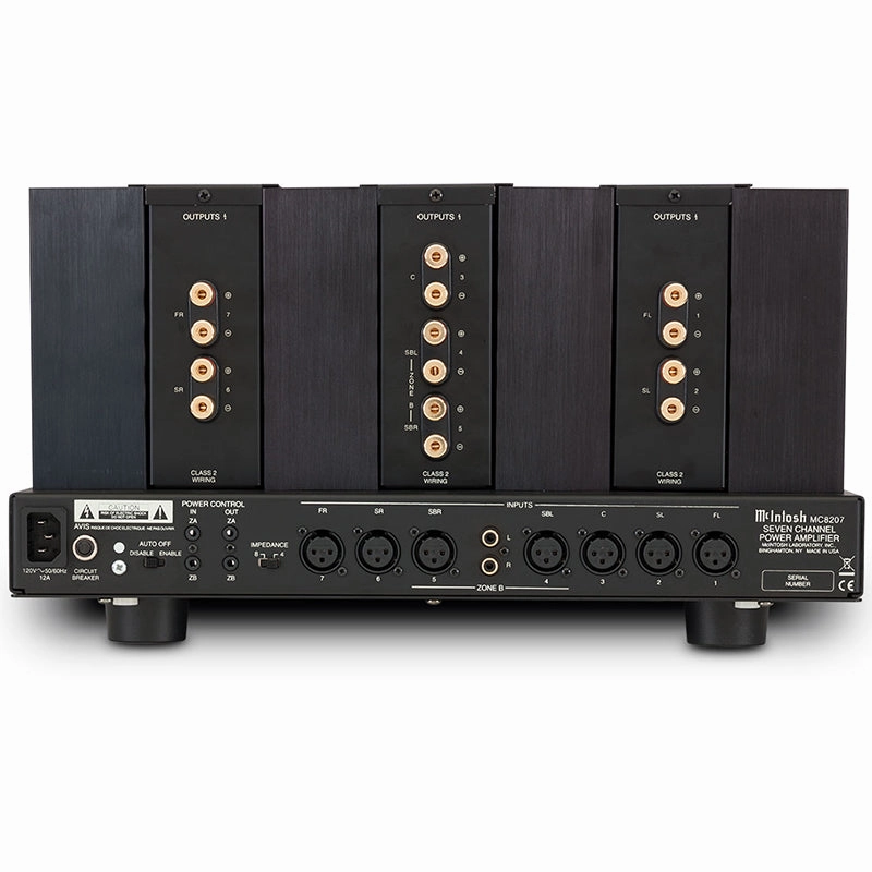 McIntosh MC8207 - 7-Channel Solid State Amplifier 200W/ch