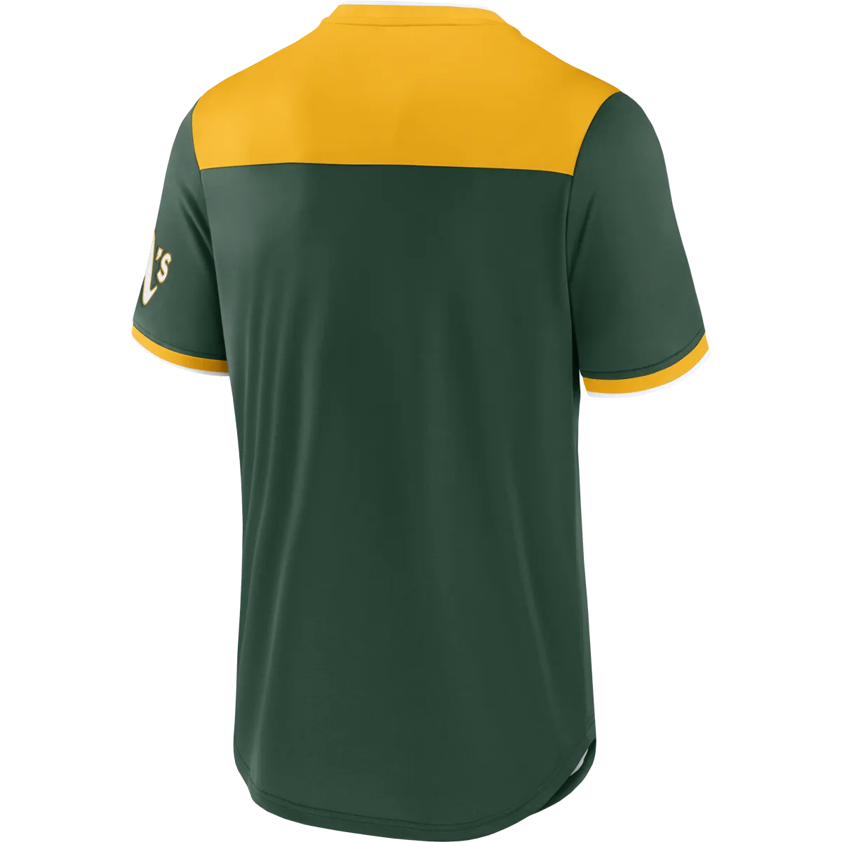 Men's A's Fundamentals Poly Walk Off Short Sleeve