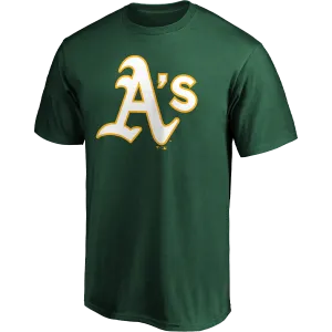 Men's A's Official Logo Short Sleeve