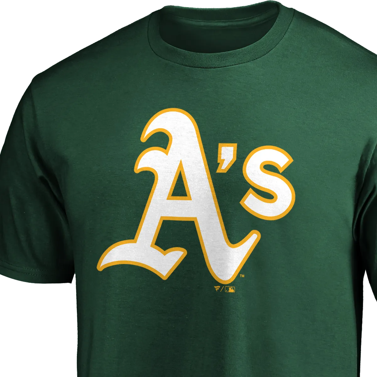 Men's A's Official Logo Short Sleeve