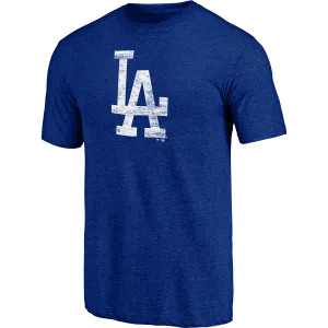 Men's Dodgers Triblend Logo Short Sleeve