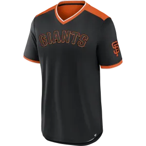 Men's Giants Fundamentals Poly Walk Off Short Sleeve