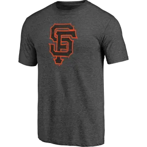 Men's Giants Triblend Logo Short Sleeve