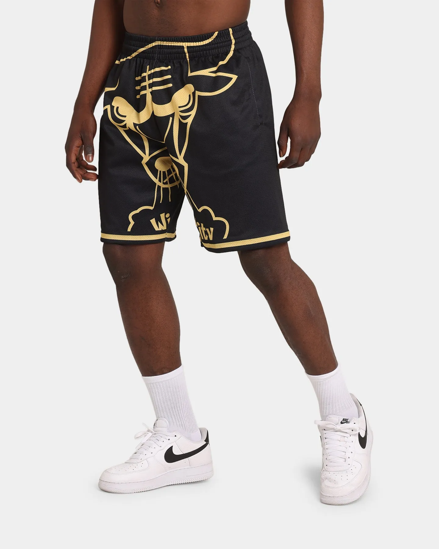 Mitchell & Ness Chicago Bulls Big Face Black Gold Shorts Black/Gold