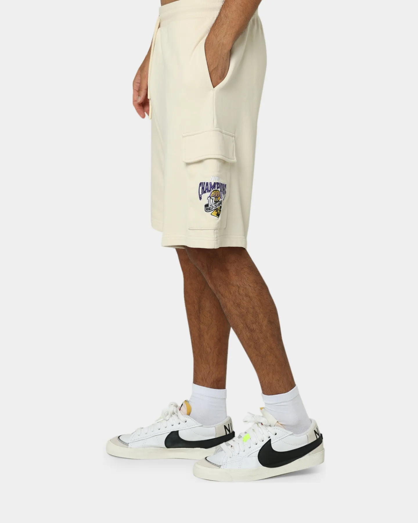 Mitchell & Ness Los Angeles Lakers Cargo Shorts Khaki