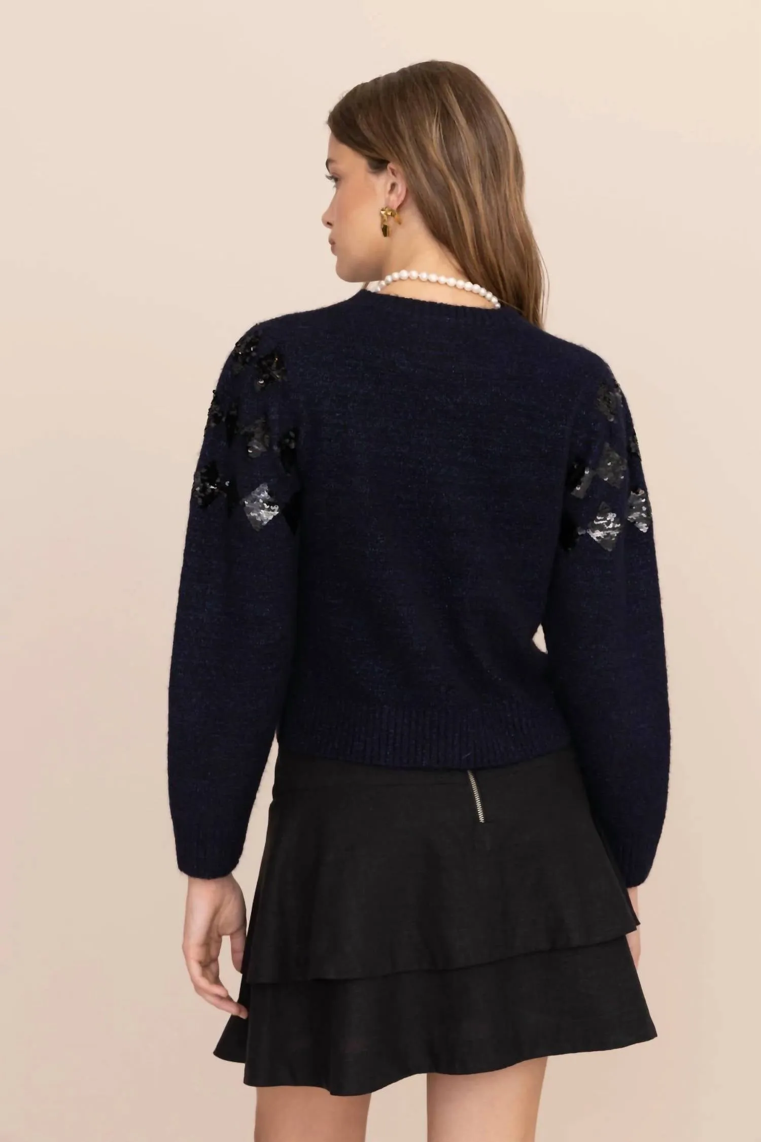 Mondrian Sweater In Navy
