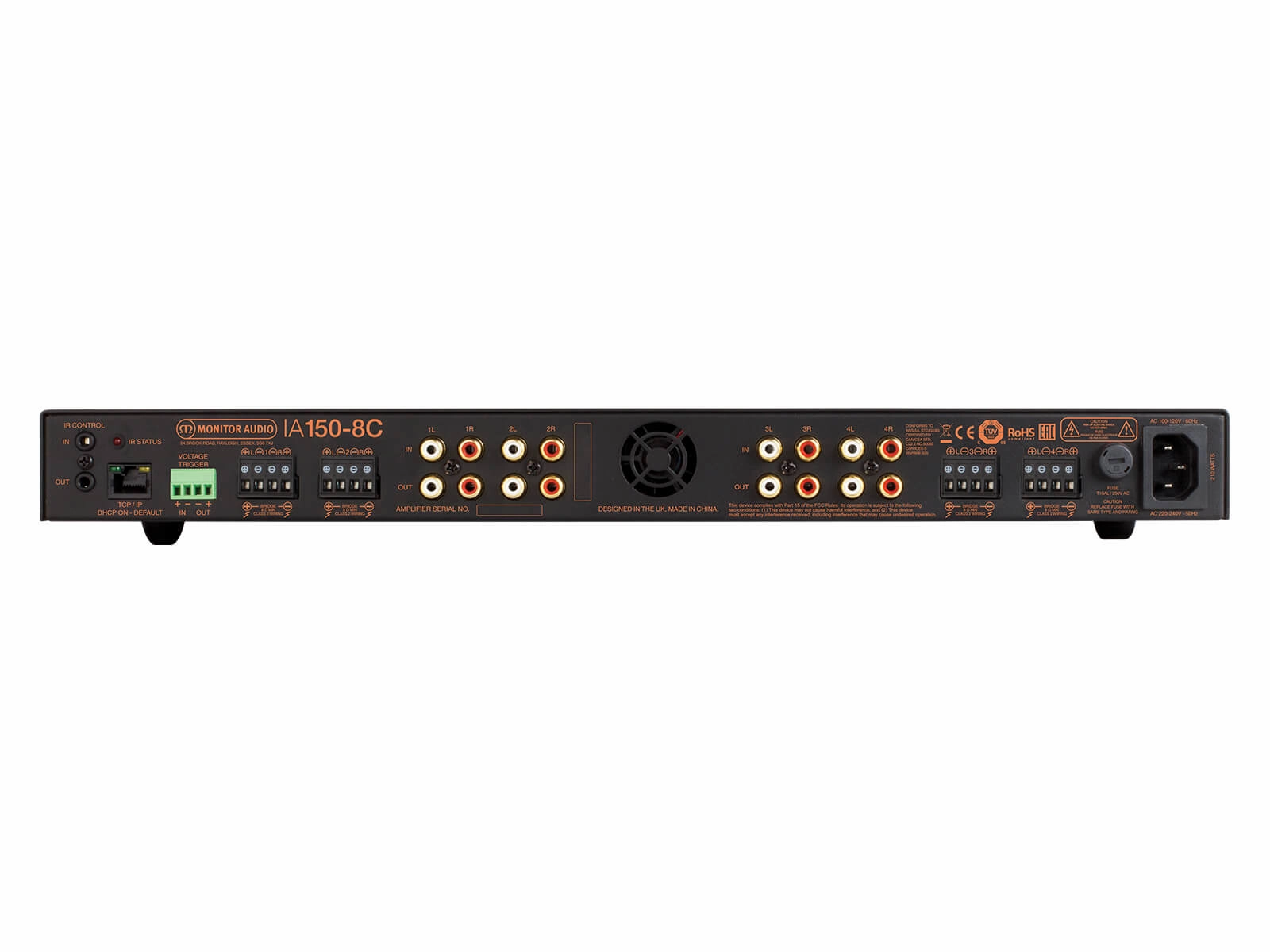 Monitor Audio IA150-8C Custom Install 4 Zone Amplifier 150 (Each)