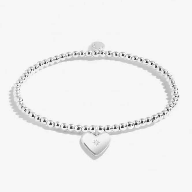 Mother's Day A Little First My Mum Forever My Friend Silver Plated 17.5cm Bracelet 6863 Joma Jewellery