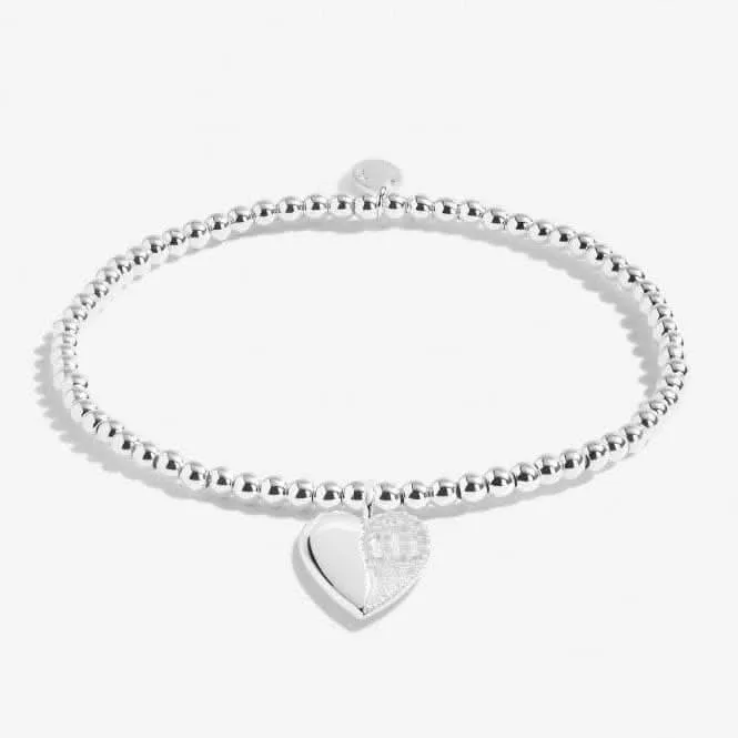Mother's Day A Little Mum Always Loved Forever Missed Silver Plated 17.5cm Bracelet 6860 Joma Jewellery