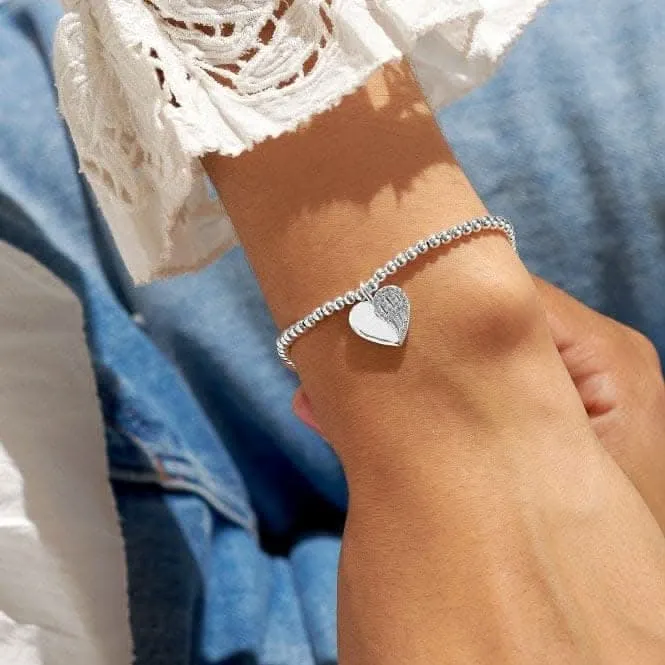 Mother's Day A Little Mum Always Loved Forever Missed Silver Plated 17.5cm Bracelet 6860 Joma Jewellery