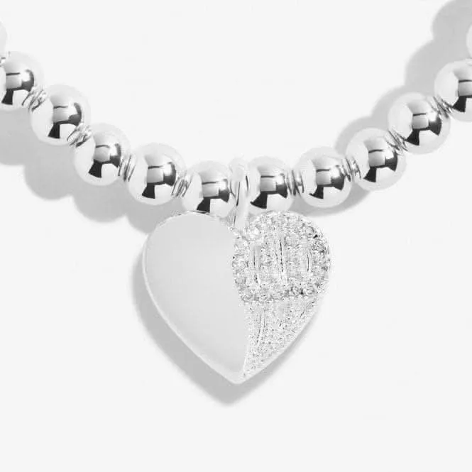 Mother's Day A Little Mum Always Loved Forever Missed Silver Plated 17.5cm Bracelet 6860 Joma Jewellery