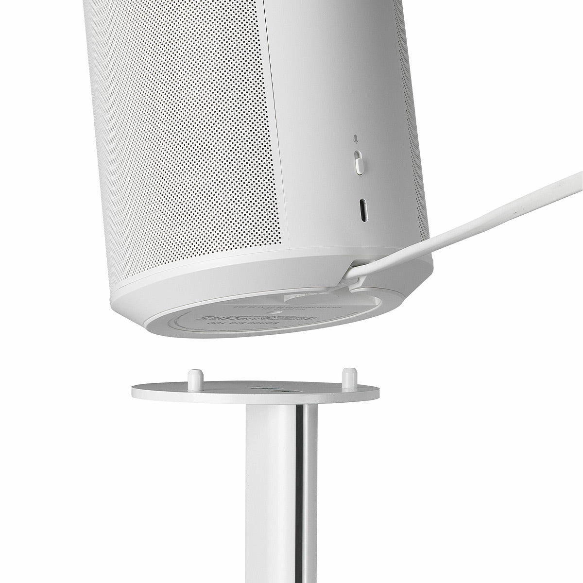 Mountson Fixed-Height Floor Stand for Sonos Era 100 - Each (White)