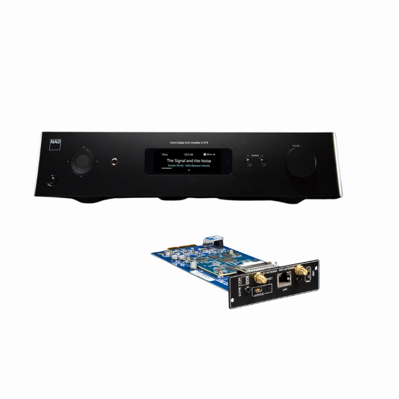 NAD C379 plus MDC2BluOS - Including HD-Audio Streaming   Dirac Room correction (Each)