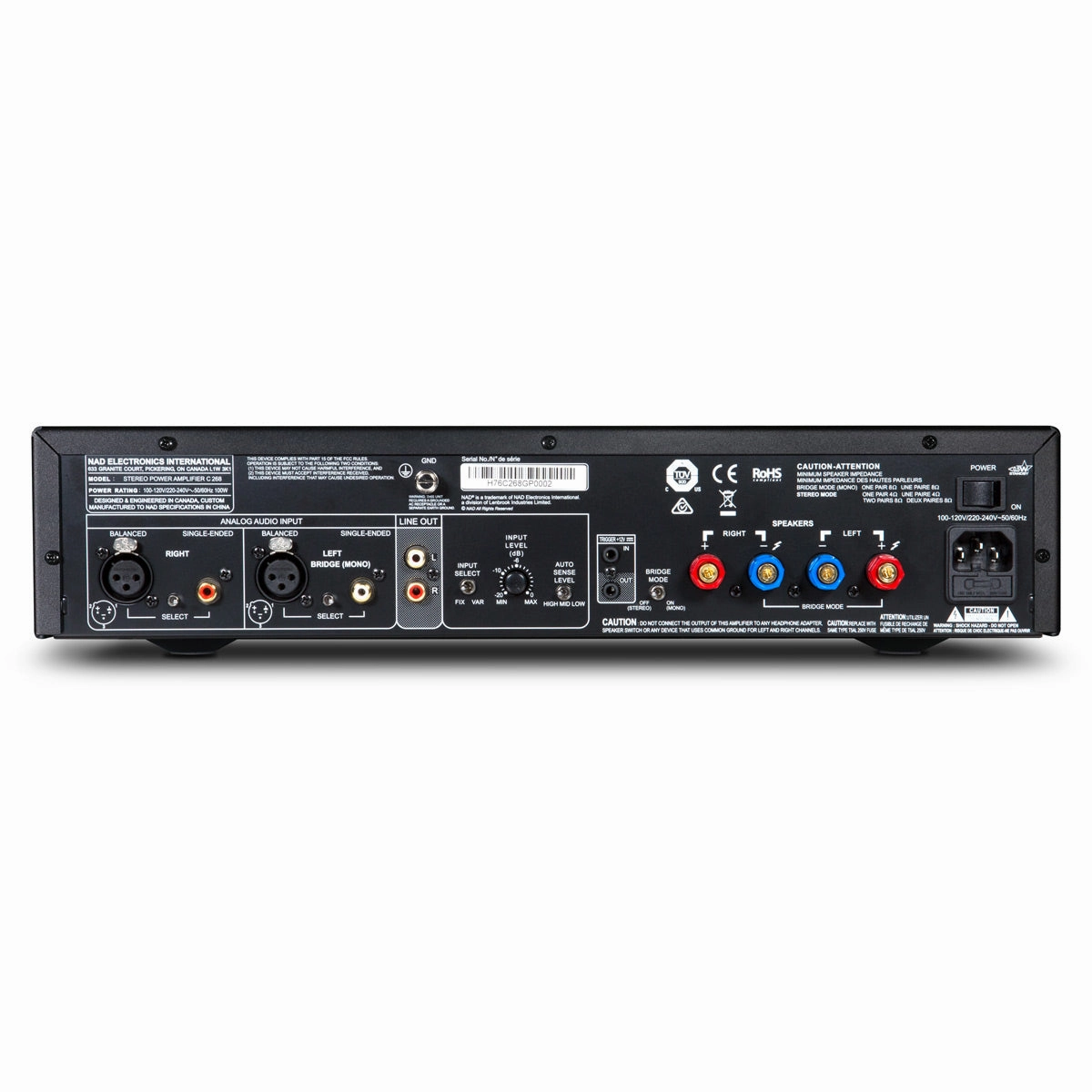 NAD Electronics C 268 Stereo Power Amplifier