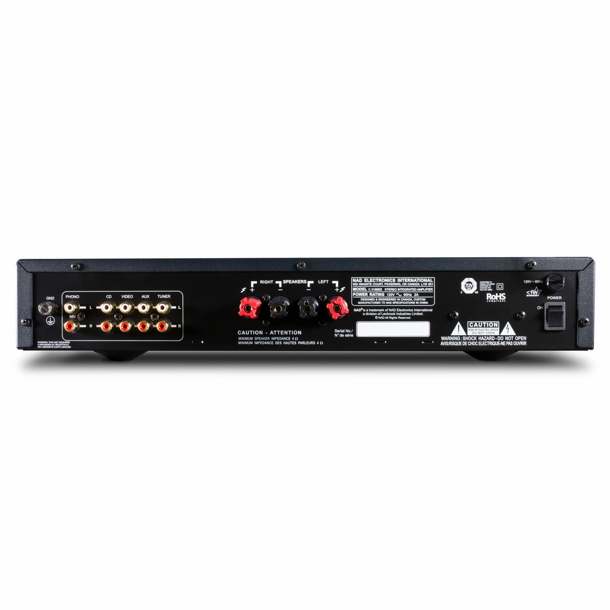 NAD Electronics C 316BEE V2 Stereo Integrated Amplifier