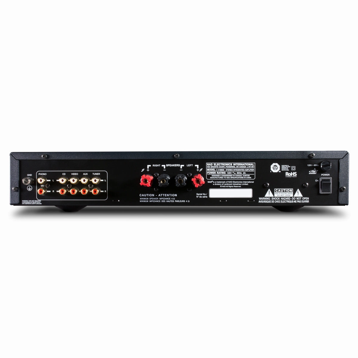 NAD Electronics C 316BEE V2 Stereo Integrated Amplifier