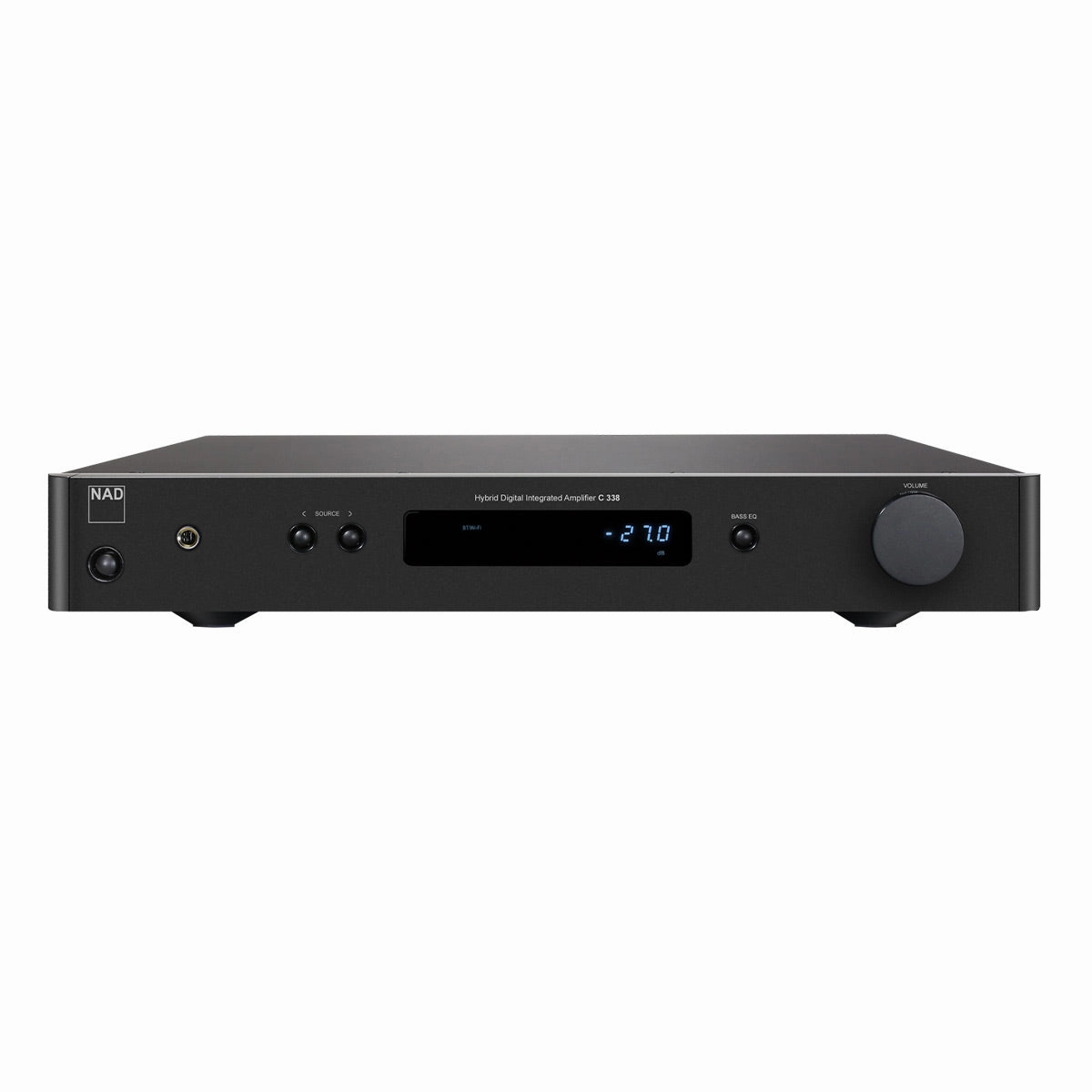 NAD Electronics C 338 Hybrid Digital Integrated Amplifier hi-fi volume knob,hi-fi remote control system,hi-fi smart amplifier
