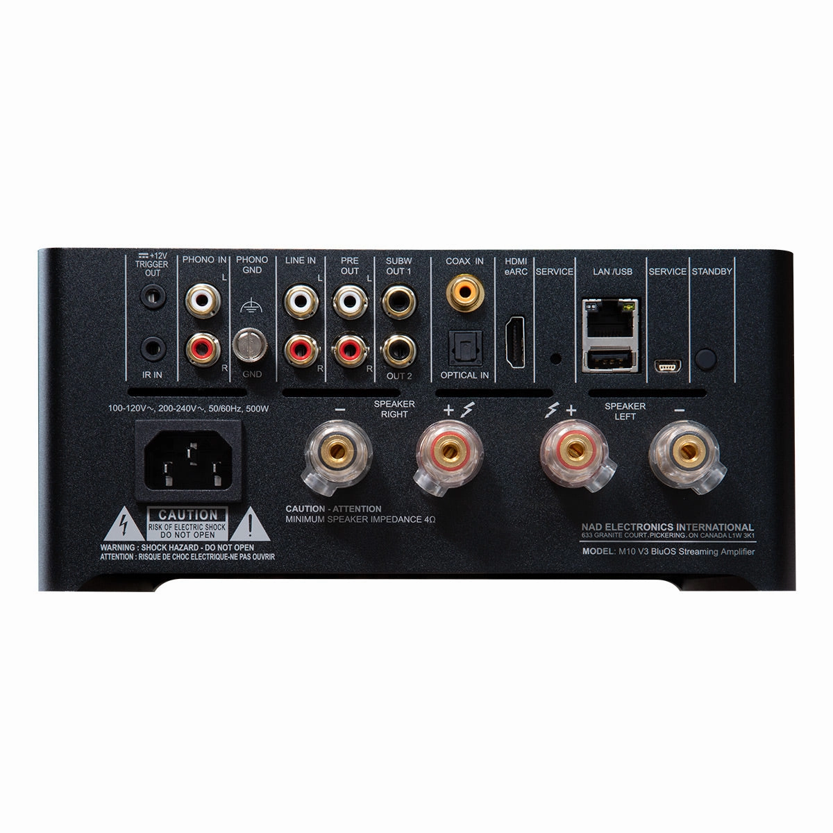 NAD Electronics Masters Series M10 V3 BluOS Streaming Amplifier
