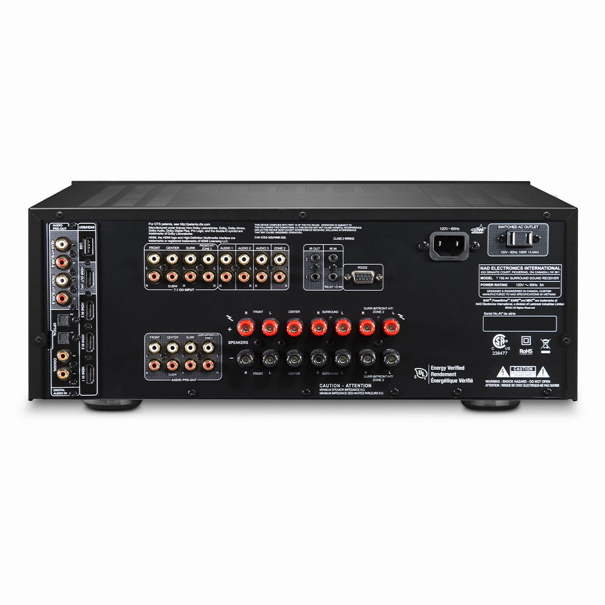 NAD Electronics T 758 V3i Home Theater AV Receiver