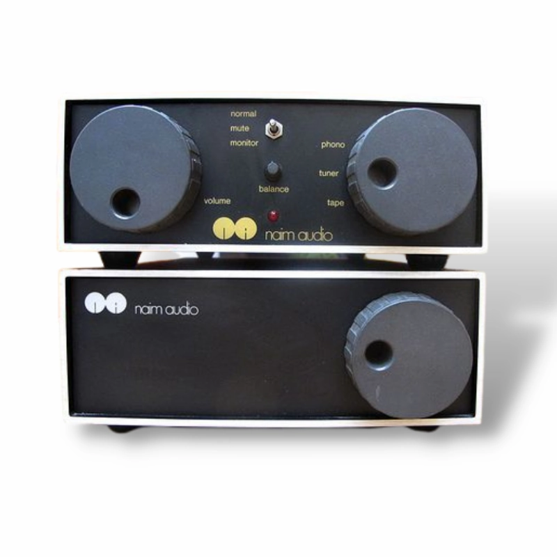 Naim Vintage Stereo Power Amplifier Bundle | Pre-Owned hi-fi analog preamp,hi-fi dynamic range audio,hi-fi stereo for TV