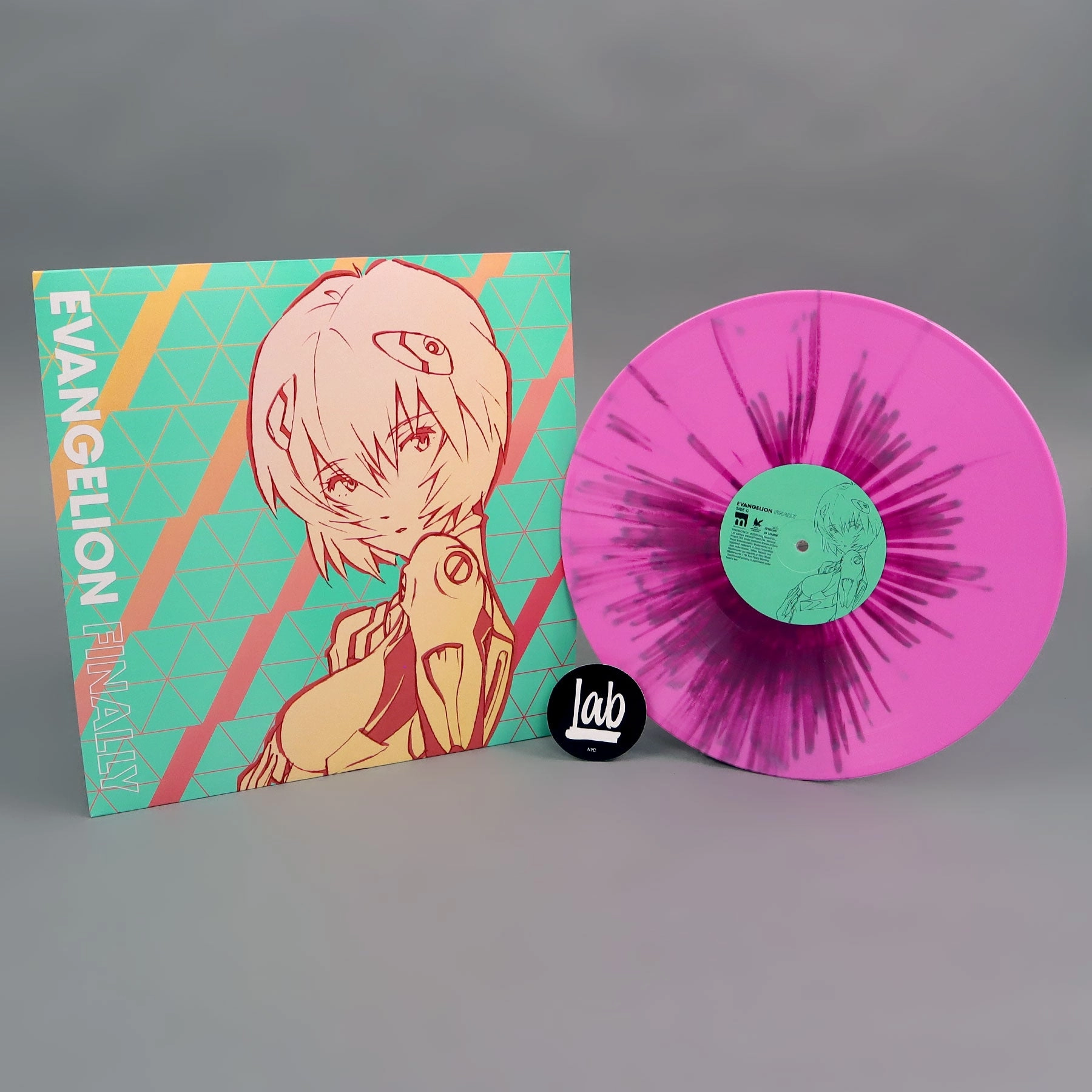 Neon Genesis Evangelion: Evangelion Finally Soundtrack (Pink Splatter Colored Vinyl) Vinyl 2LP