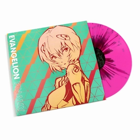 Neon Genesis Evangelion: Evangelion Finally Soundtrack (Pink Splatter Colored Vinyl) Vinyl 2LP Soundtracks,Film Scores,Movie Music Gear