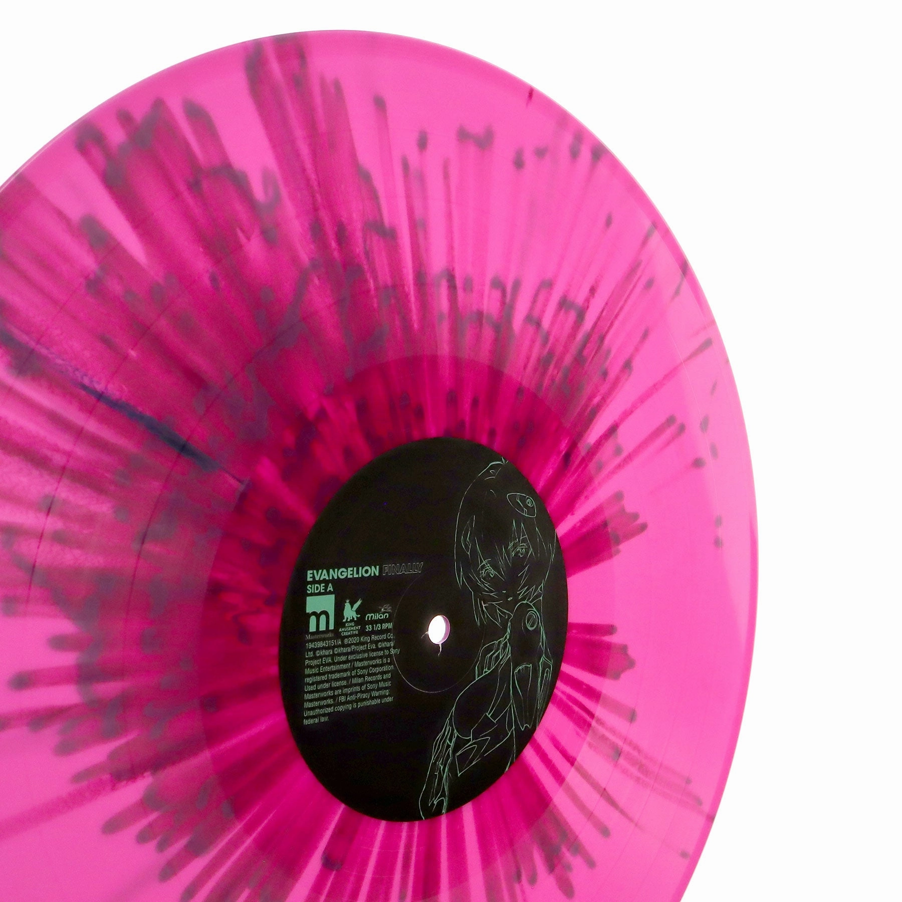 Neon Genesis Evangelion: Evangelion Finally Soundtrack (Pink Splatter Colored Vinyl) Vinyl 2LP