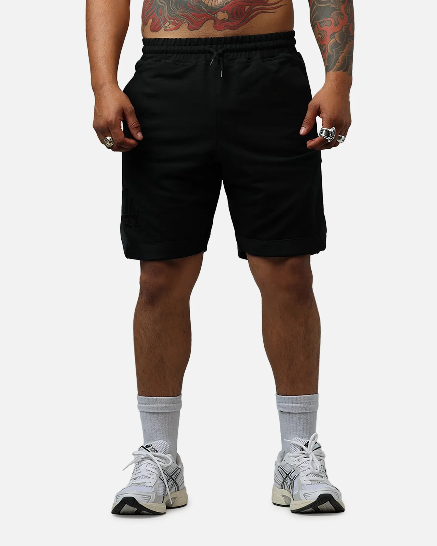 New Era Los Angeles Dodgers Logo Select Shorts Black/Black
