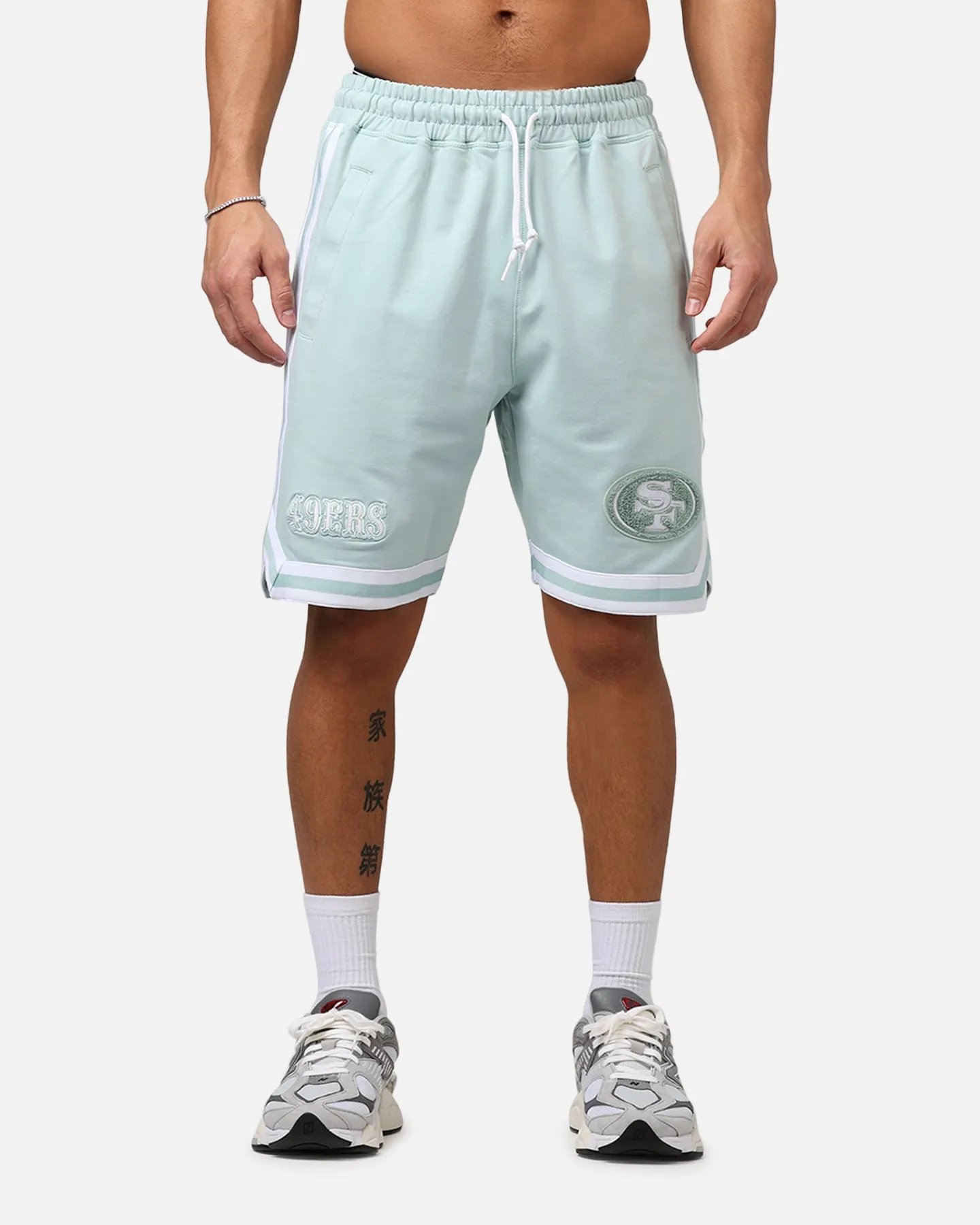 New San Francisco 49ers 'Logo Select Mint' Shorts Mint/White