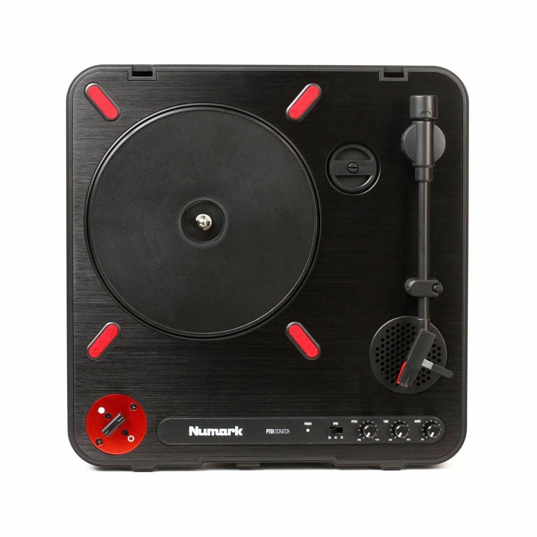 Numark: PT01 Scratch Portable Turntable with Scratch Switch Record player,Vinyl Player,Analog Turntable