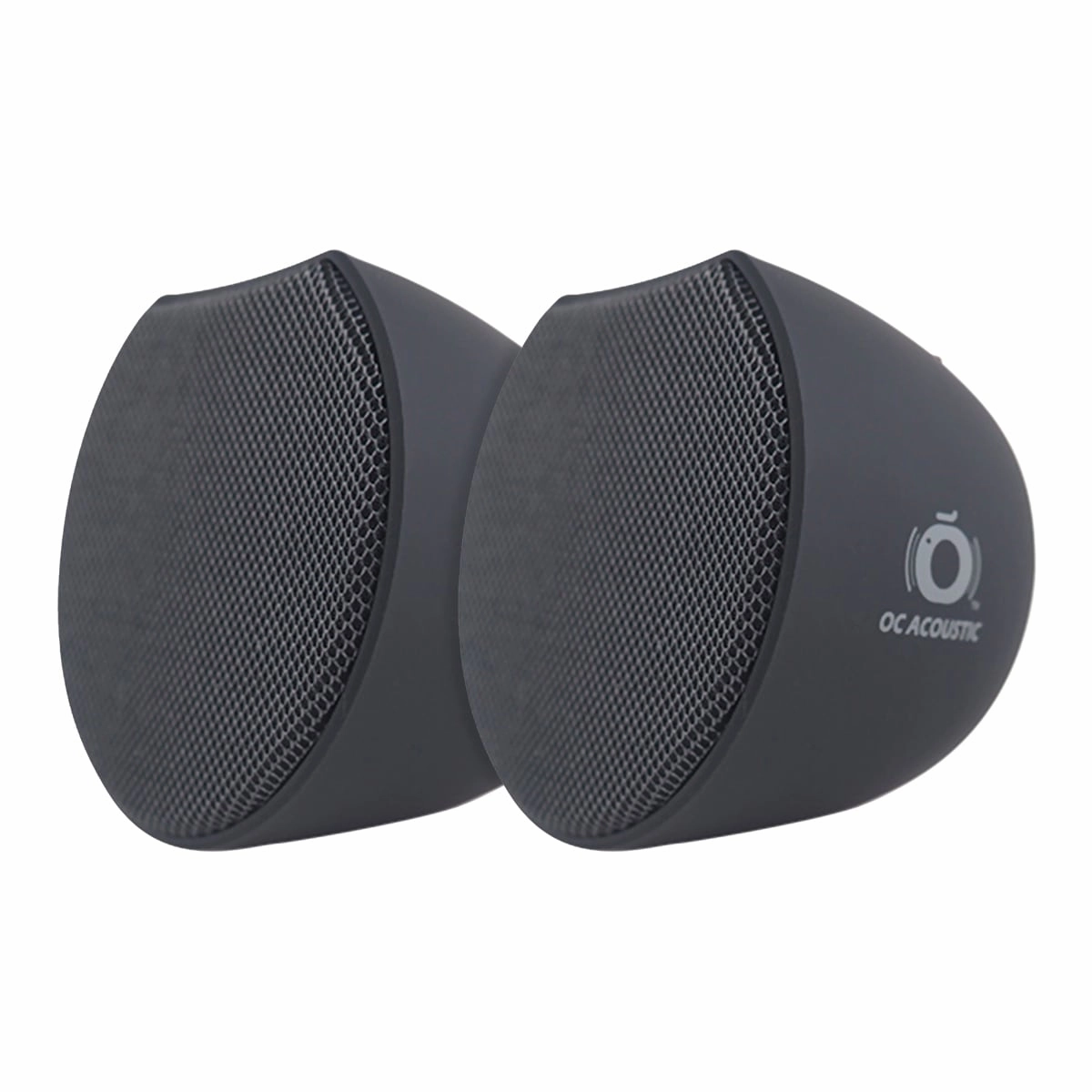 OC Acoustic Newport Plug-in Outlet Speaker with Bluetooth 5.1 and Built-in USB Type-A Charging Port - Pair (Charcoal/Black) Wireless & Multiroom Speakers,WiFi Speakers,Connected Audio