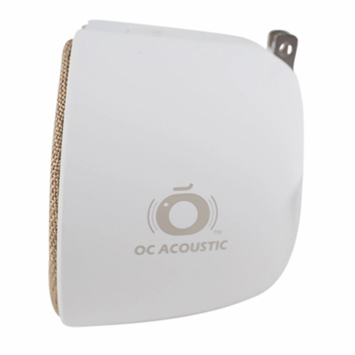 OC Acoustic Newport Plug-in Outlet Speaker with Bluetooth 5.1 and Built-in USB Type-A Charging Port - Set of 6 (Champagne/White and Charcoal/Black)