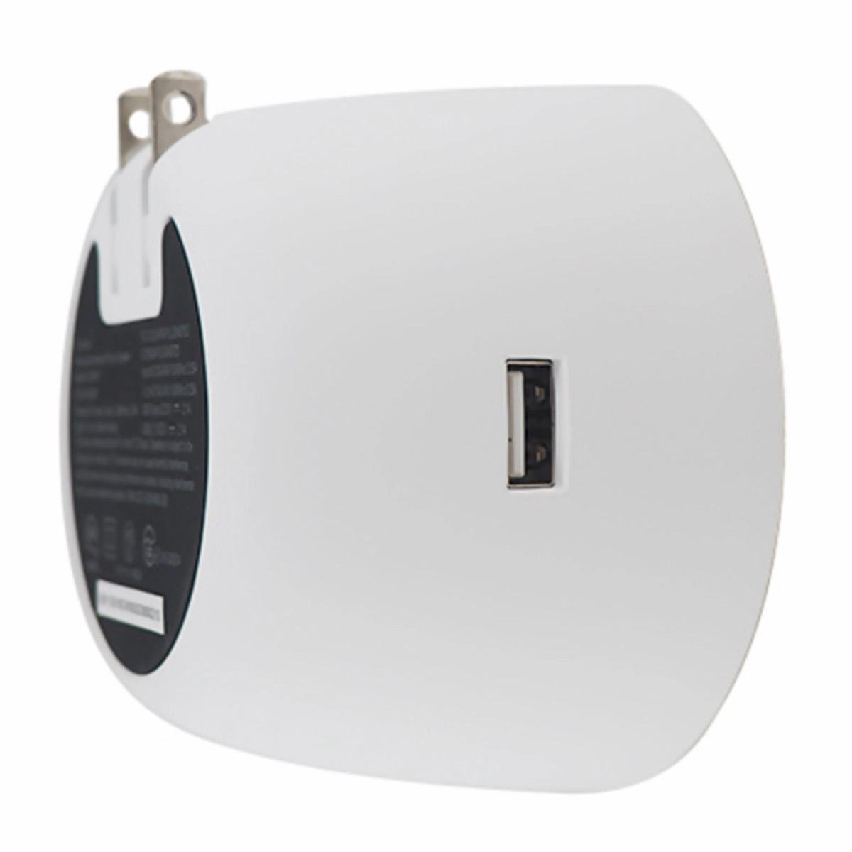 OC Acoustic Newport Plug-in Outlet Speaker with Bluetooth 5.1 and Built-in USB Type-A Charging Port - Set of 6 (Champagne/White and Charcoal/Black)
