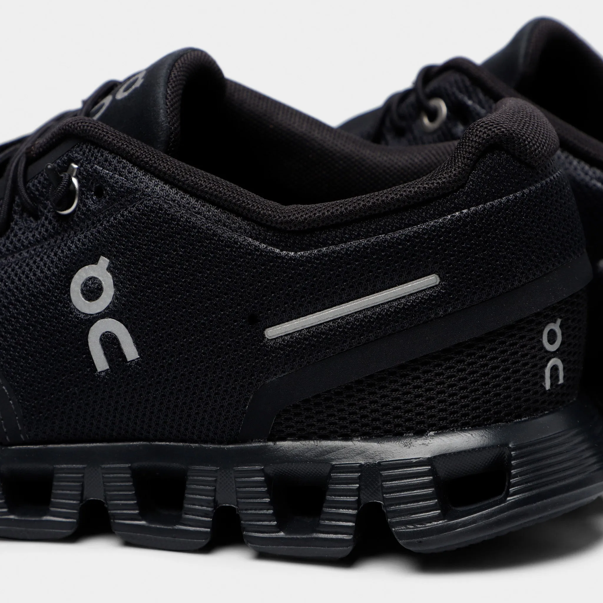 On Women's Cloud 5 / All Black On Shoes