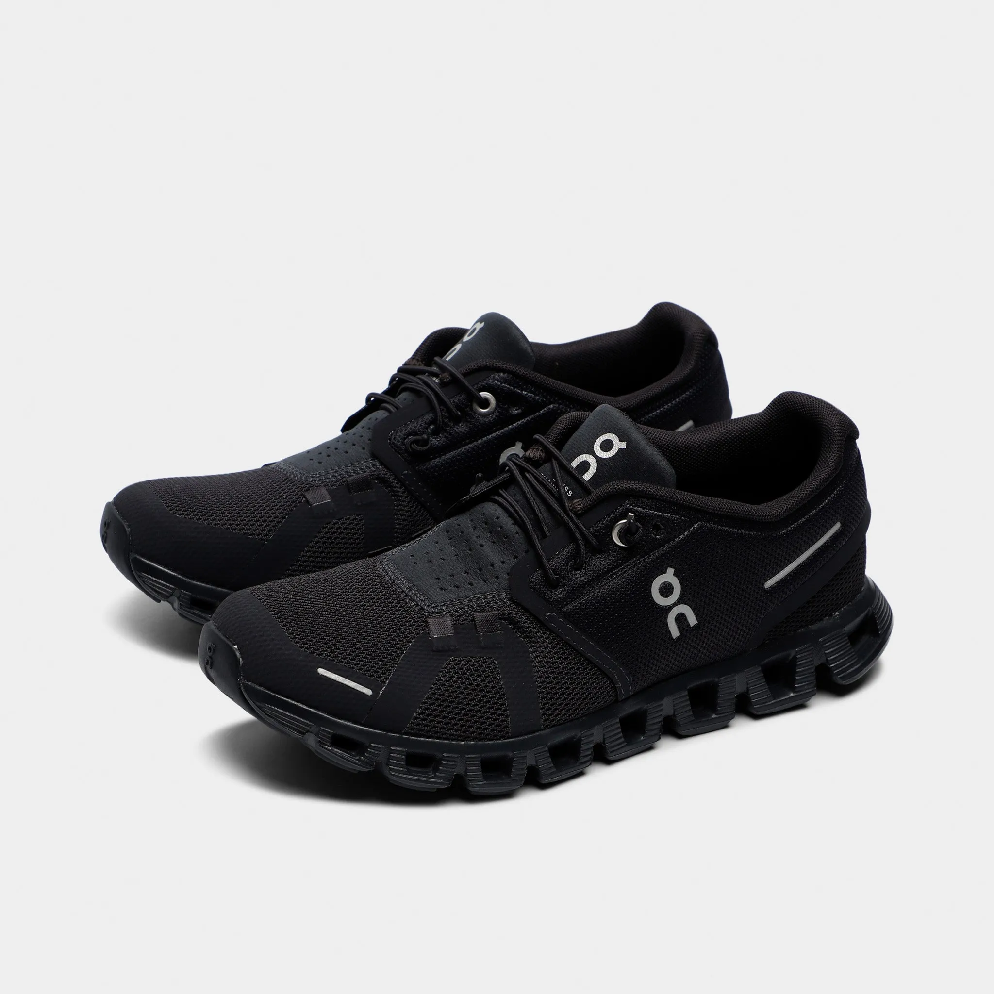 On Women's Cloud 5 / All Black On Shoes