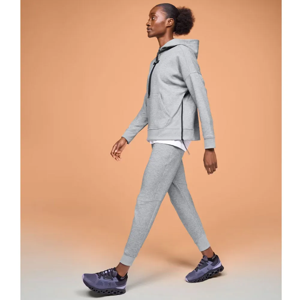 On Womens Hoodie - Grey On Cloud Shoes