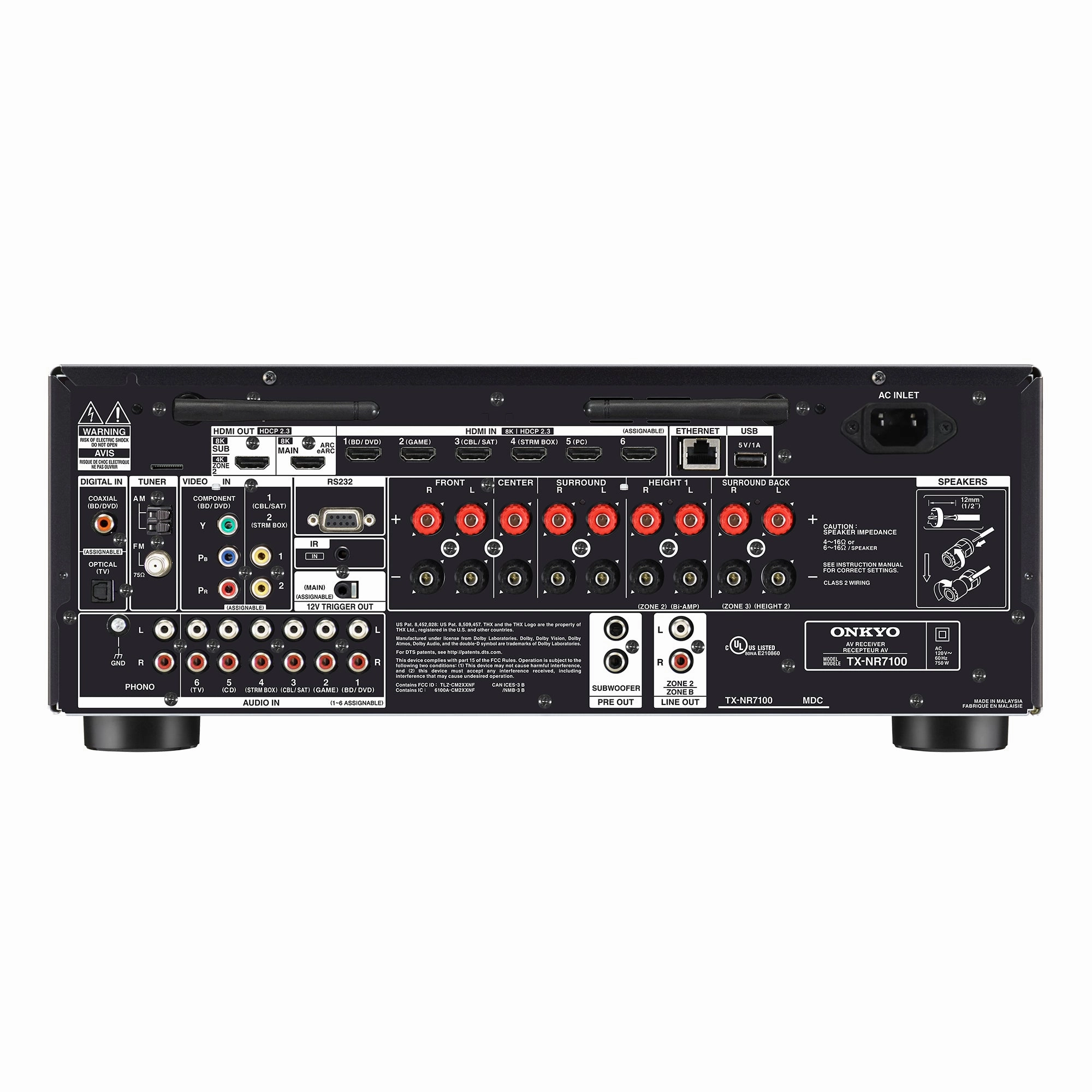 Onkyo TX-NR7100 9.2-Channel AV Receiver