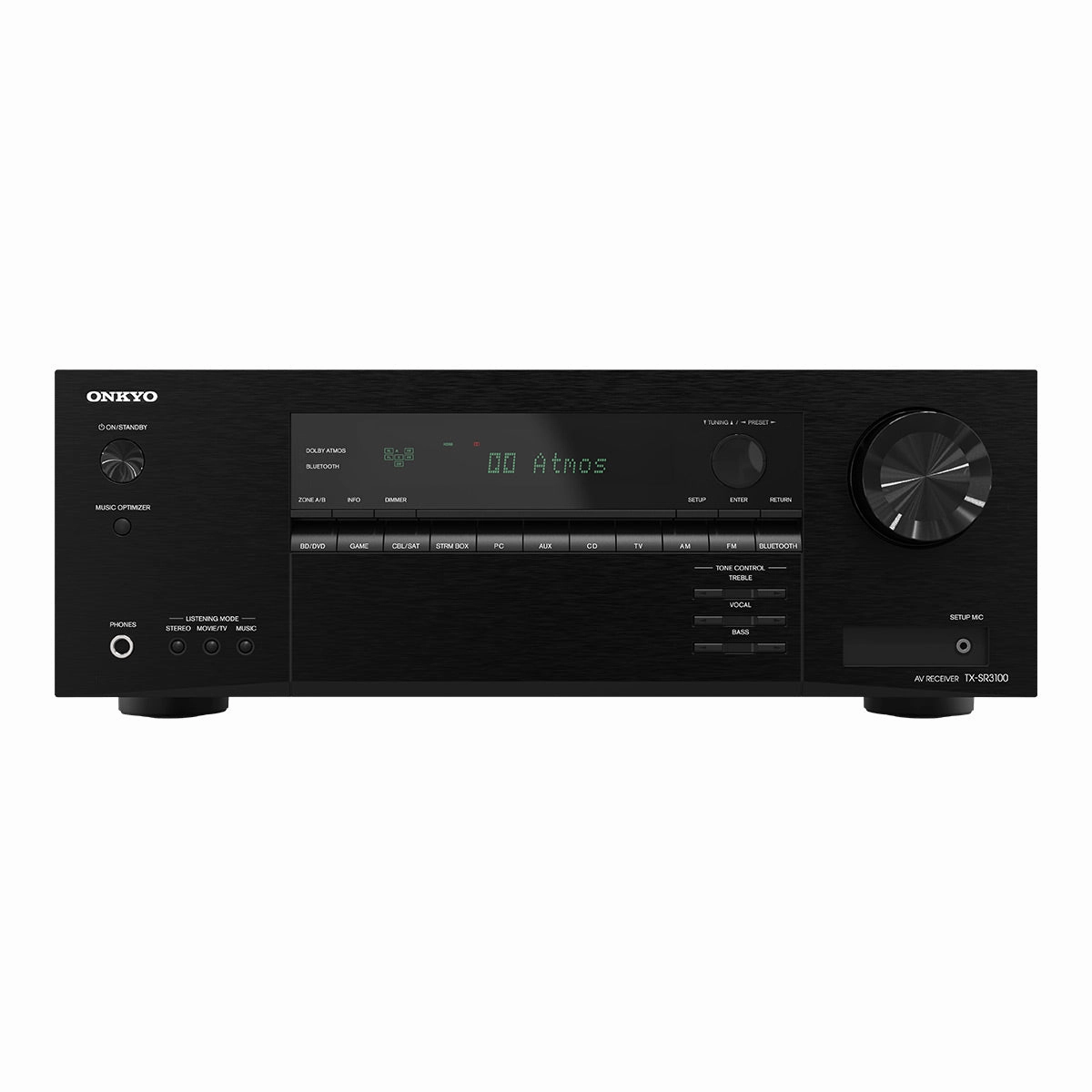 Onkyo TX-SR3100 Home Theater AV Receiver (Black) hi-fi volume knob,hi-fi remote control system,hi-fi smart amplifier