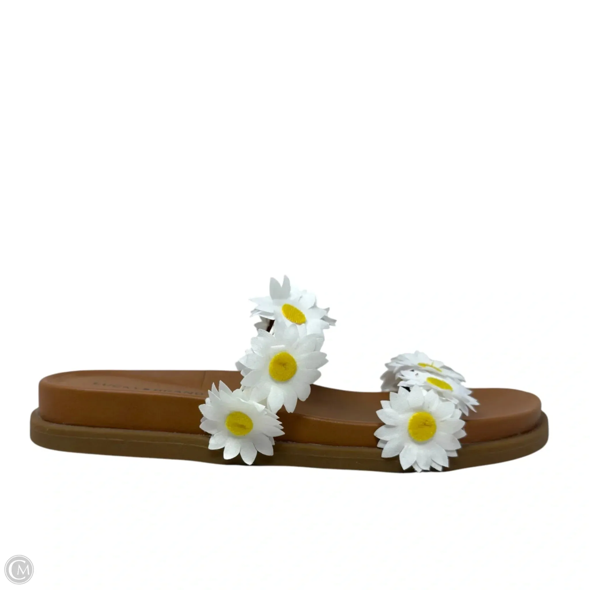 Pallyon Double Band Daisy Sandals By Lucky Brand In Floral Print, Size: 7